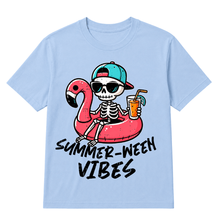 Halloween Summer Ween Skeleton Float Costume Boys Girls Halloween T Shirt