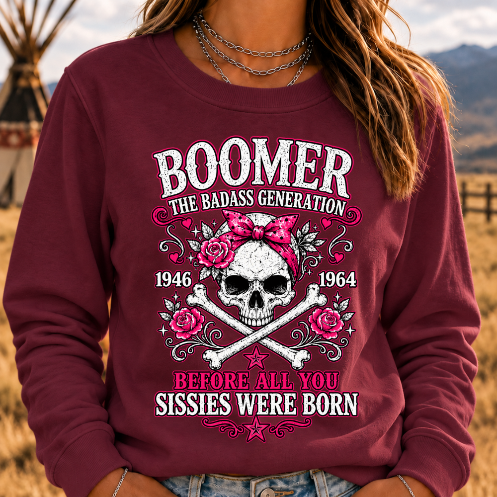 "The Badass Generation – Before All You Sissies Were Born"  Sweatshirts